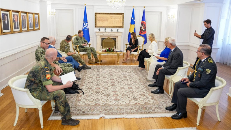 Kosova’da NATO Teması: Haxhiu, NATO Komutanı ile görüştü