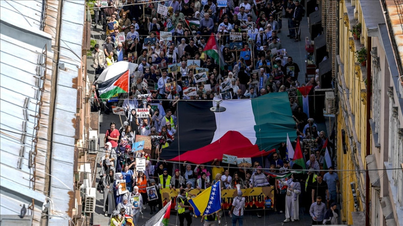 Protestnom šetnjom za Palestinu u Sarajevu osuđeni brutalni izraelski napadi na Gazu