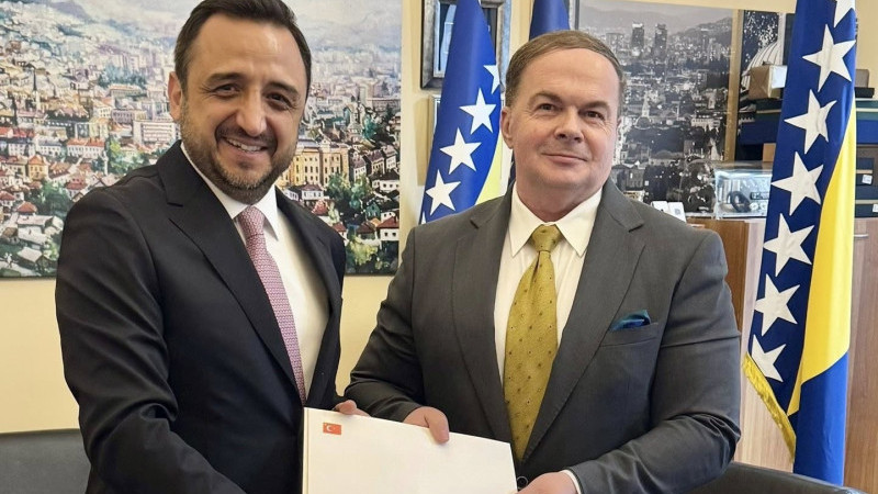 Büyükelçi Emin Akseki, güven mektubunu Bosna-Hersek Dışişleri Bakanlığı'na sundu