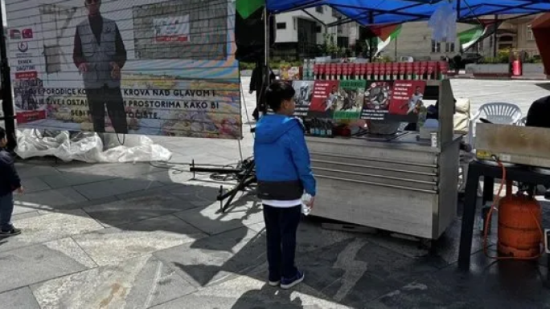Bosna Hersek'te Gazze'ye destek kermesi düzenlendi                    