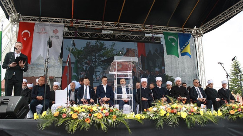 Bosna Hersek’te tarihi Atik Behram Bey Camii yeniden ibadete açıldı