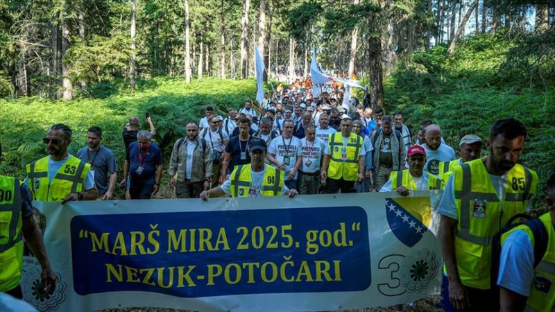 Ölüm Yolu'nda ''Barış Yürüyüşü''  başladı