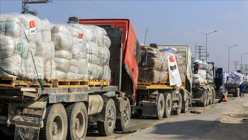 Türkiye’den Gazze’ye 100 Bin Tonluk Yardım