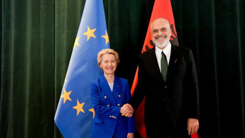 Von der Leyen: Arnavutluk AB Yolunda Kararlı İlerliyor