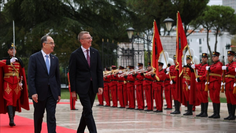 Presidenti i Letonisë vizitë në Shqipëri                   