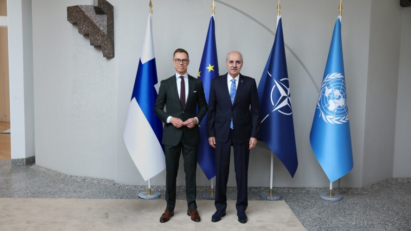 Predsjednik turskog parlamenta sastao se s finskim predsjednikom u Helsinkiju