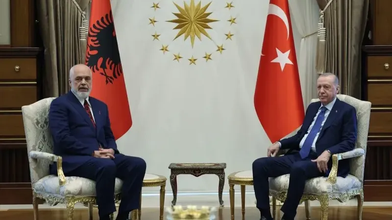 Cumhurbaşkanı Erdoğan, Arnavutluk Başbakanı Rama’yı kabul etti