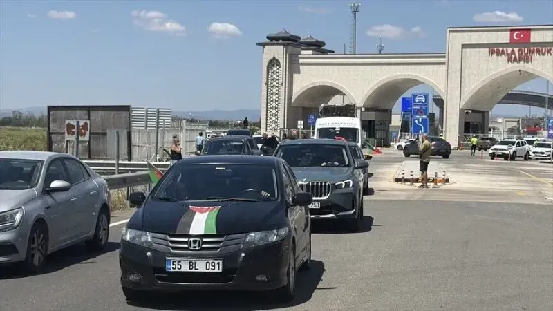 Bosna Hersek’ten hareket eden “Filistin Konvoyu” Türkiye’ye giriş yaptı