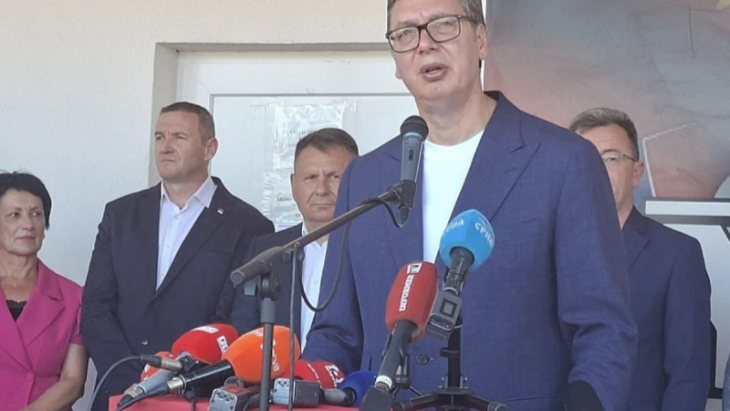 Vuçiç: “Drina Nehri’nin iki yakasında yaşayan Sırp halkını artık hiç kimse bölemez”