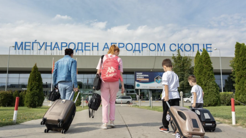 Üsküp Havalimanı’nda “Hug & Fly” alanı için yeni dönem