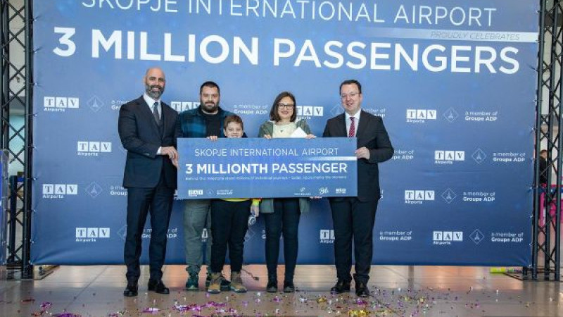 Makedonya havalimanları 4 milyon yolcuya koşuyor