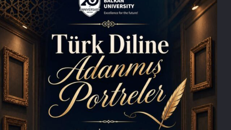 “Türk Diline Adanmış Portreler” Sergisi Üsküp’te 